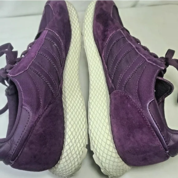 Adidas Originals Women's Forest Grove Red Night Purple Shoes Size 7.5 - Picture 11 of 12